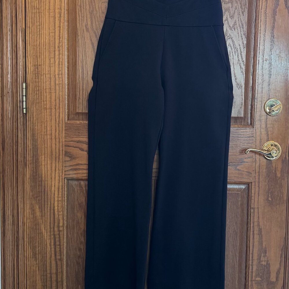 CAbi Dark Navy Blue High Rise Wide Leg Trouser - Size 6 - #3920R